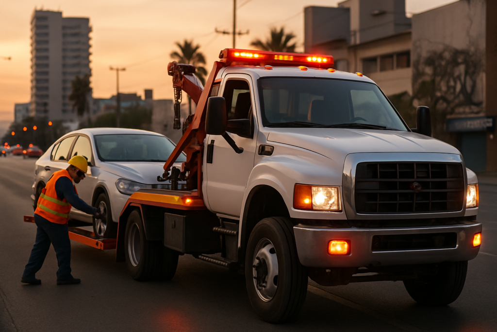 Grúa para traslado local en Tijuana segura y rápida