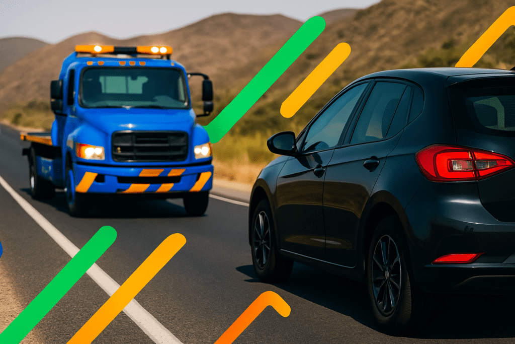 Asistencia para auto varado en carretera en Baja California
