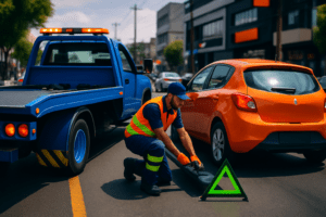Grúas en 5 y 10 Tijuana para autos varados y traslados urgentes