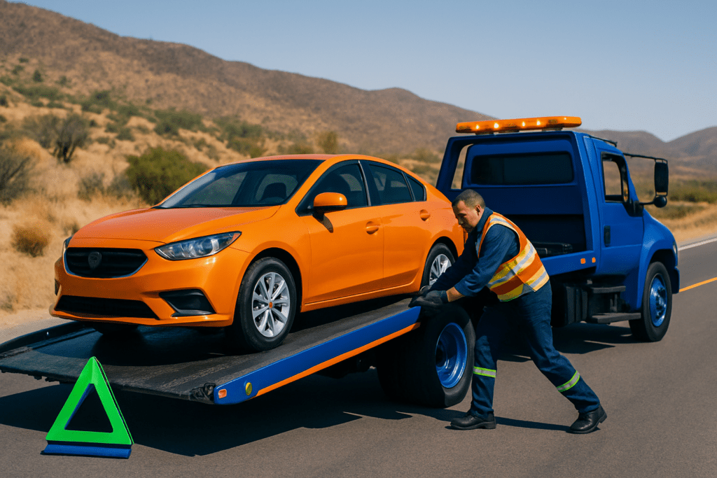 Grúas en Tecate para emergencias y traslados sin perder tiempo
